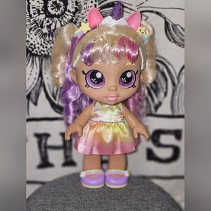 EUC Kindi Kids Fun Time 10 inch Doll - Mystabella Unicorn  Rainbow Hair